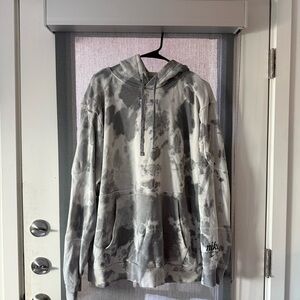 Nike Black and White Tie-Dye Men's Sweater